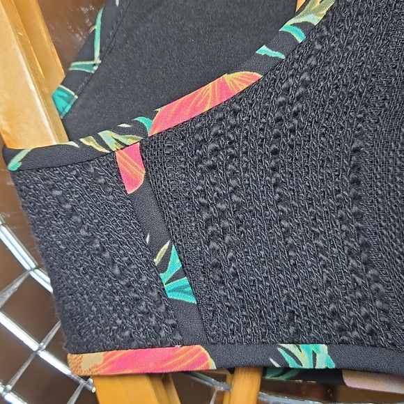 Kate Spade Cotton The Blossom Trimmed Tweed Lined Fit And Flare Mini Dress - Picture 5 of 14